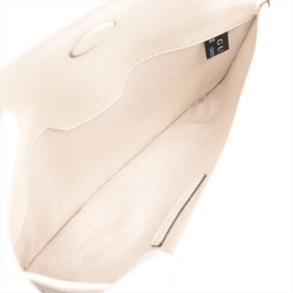 Sold out ❌Gucci GG Supreme PVC & leather Waist Bag Beige 674081 - Picture 6 of 8